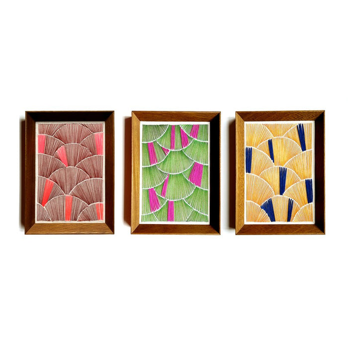 Trio Arte Bordada, ideal para decoração e projetos de arquitetura