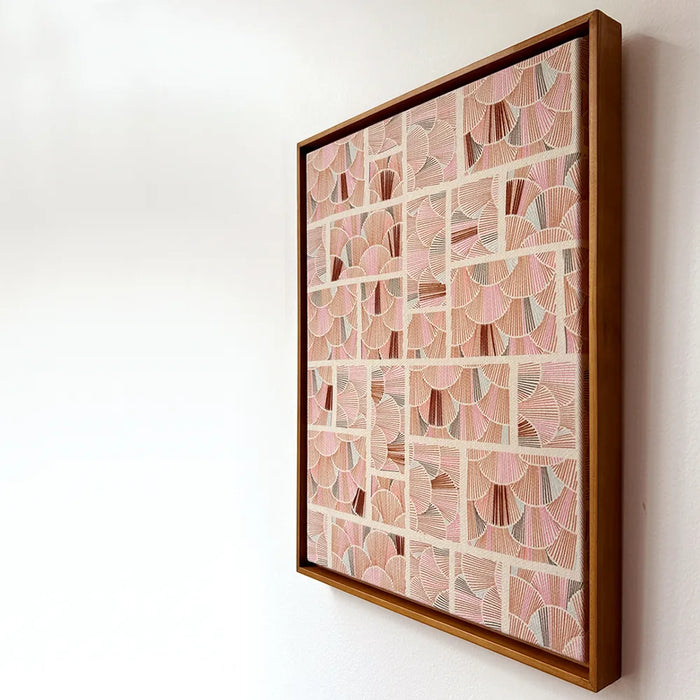 Quadro | "Terra em Sopro" | Print | Tamanho Médio (45x33cm) | Moldura de Madeira Modelo Canaleta