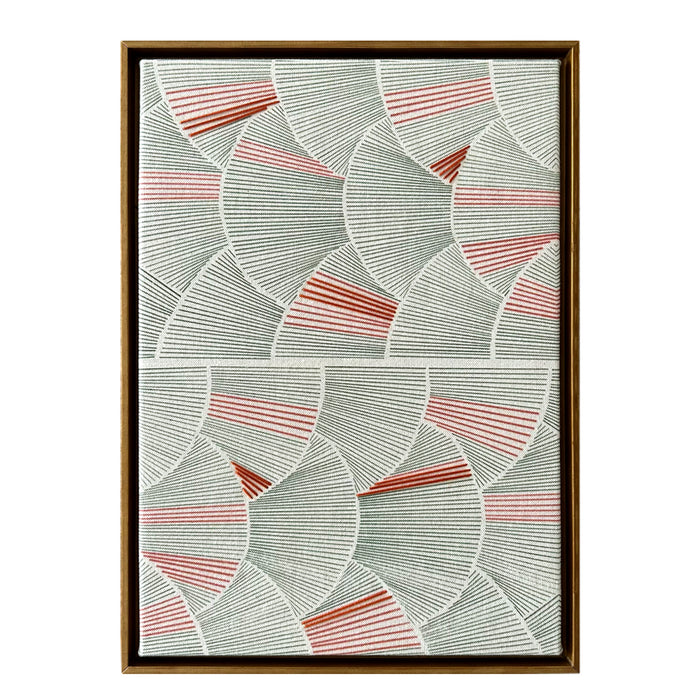 Essência Raízes — Quadro Print com Bordado 45x33cm | Casa Amarilo
