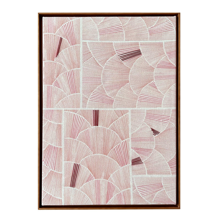 Essência Algodão — Quadro Print com Bordado 63x45cm | Casa Amarilo