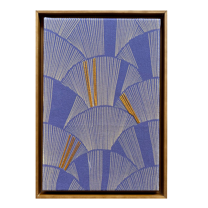 Luz Noturna — Garimpo | Quadro Print com Bordado 33x23cm | Casa Amarilo