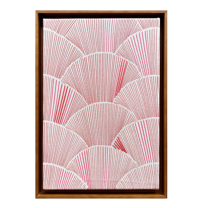 Rosa do Deserto — Garimpo | Quadro Print com Bordado 33x23cm | Casa Amarilo