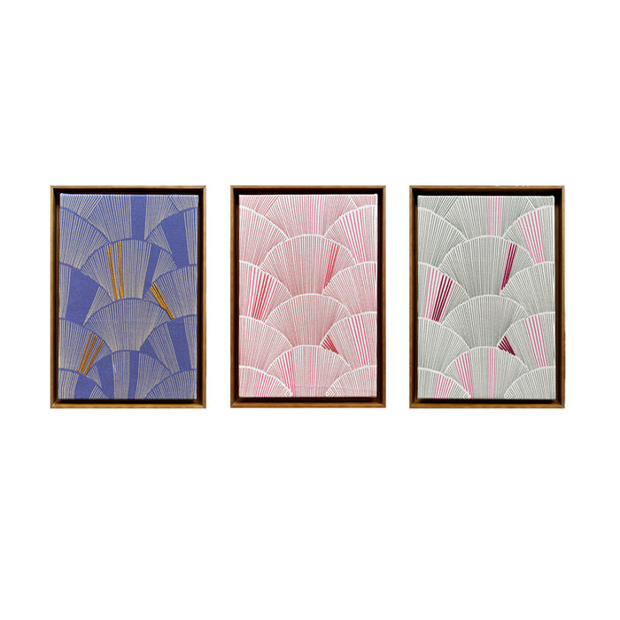 Rosa do Deserto — Garimpo | Quadro Print com Bordado 33x23cm | Casa Amarilo