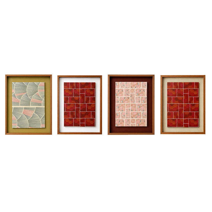 Garimpo | Quadro | "Entardecer Terroso" | Print | Tamanho Médio (53,5x41cm) | Moldura de Madeira Modelo Caixa com Vidro