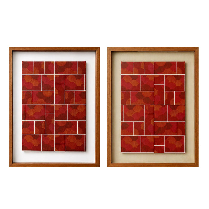Garimpo | Quadro | "Rosa do Oriente" | Print | Tamanho Médio (53,5x41cm) | Moldura de Madeira Modelo Caixa com Vidro