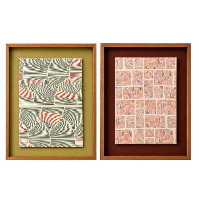 Garimpo | Quadro | "Verde Mistério" | Print | Tamanho Médio (53,5x41cm) | Moldura de Madeira Modelo Caixa com Vidro