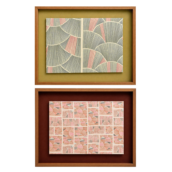 Garimpo | Quadro | "Verde Mistério" | Print | Tamanho Médio (53,5x41cm) | Moldura de Madeira Modelo Caixa com Vidro