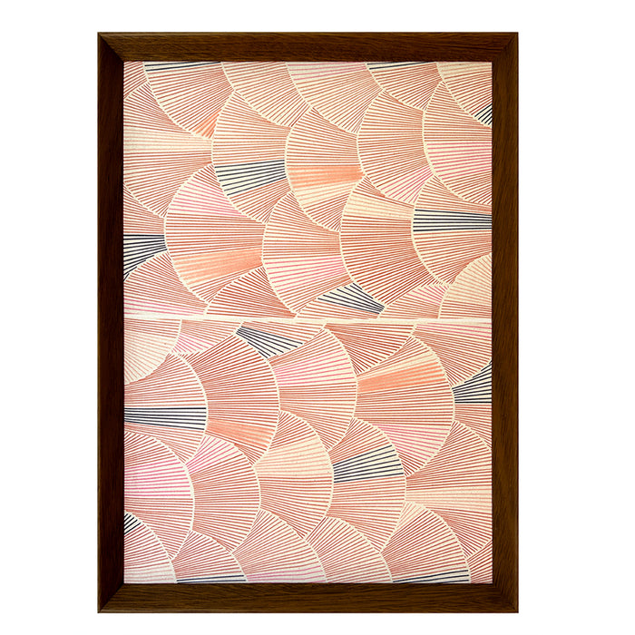 Quadro | Dupla "Expansão" | Dupla | Print | Tamanho Grande (63x45cm) | Moldura de Madeira Modelo Canaleta e Chanfrada