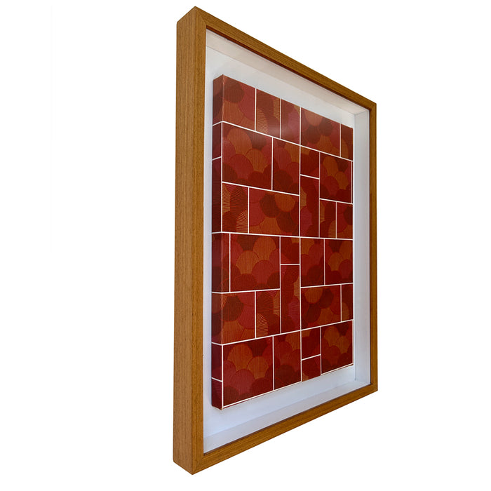 Quadro | Casa Amarilo - Luz do Oriente e Branco | Moldura Caixa com Vidro | Print