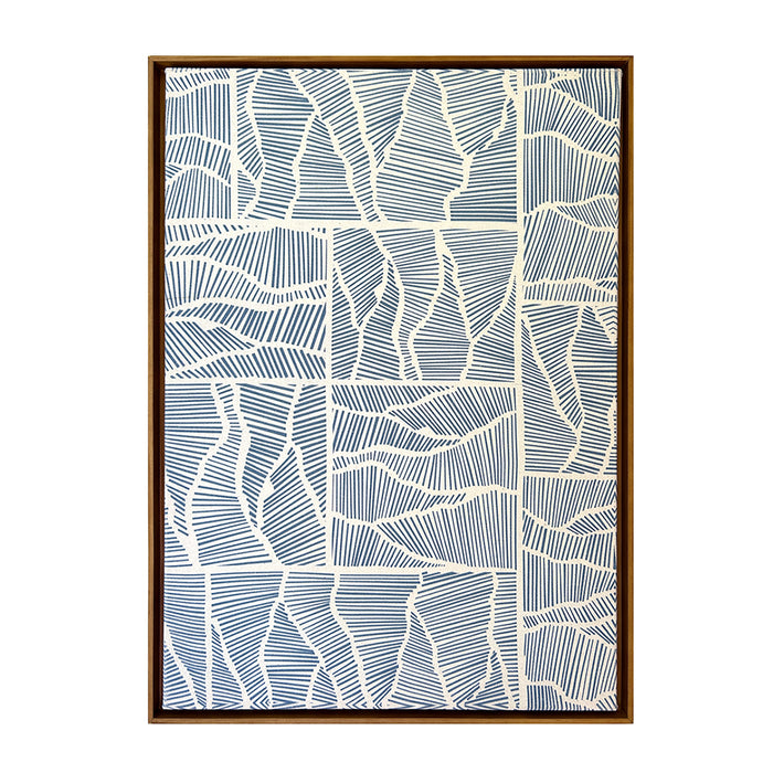 Quadro | "Texturas da Natureza - Deslocamentos" | Print | Tamanho Grande (63x45cm) | Moldura de Madeira Modelo Canaleta