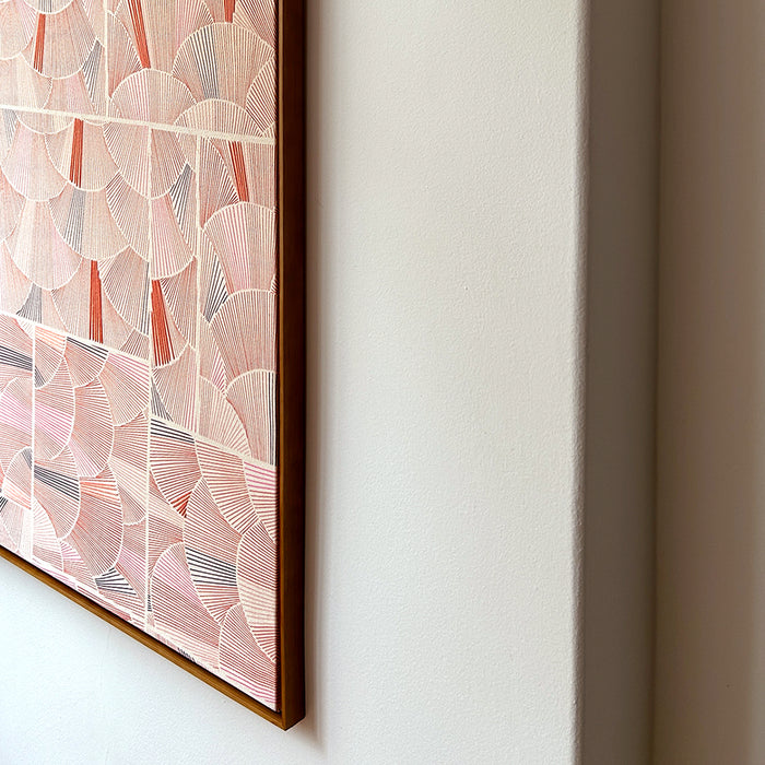 Quadro | "Cosmos" | Print | Tamanho Grande (123x83cm) | Moldura de Madeira Modelo Canaleta