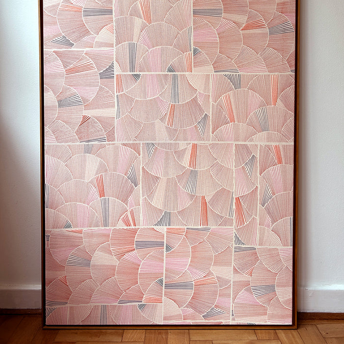 Quadro | "Cosmos" | Print | Tamanho Grande (123x83cm) | Moldura de Madeira Modelo Canaleta