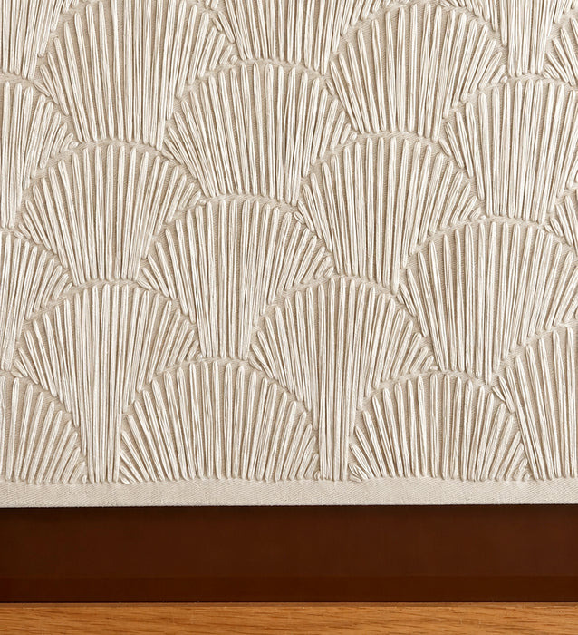 Origem Terra — Obra Única Bordada 73x73cm | Off White | Casa Amarilo