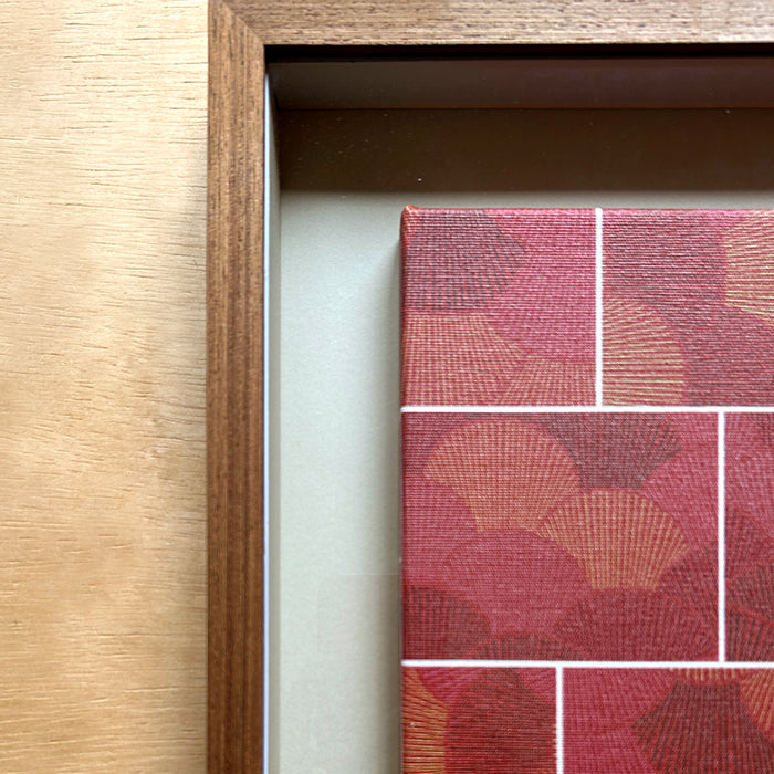 Quadro | Casa Amarilo - Luz do Oriente e Verde | Moldura Caixa com Vidro | Print