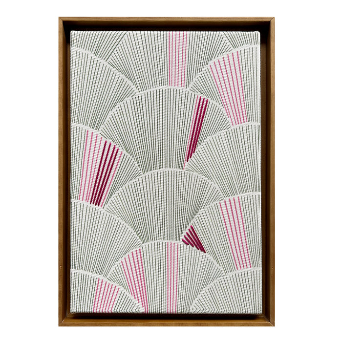 Essência Natural — Quadro Print com Bordado 33x23cm | Casa Amarilo