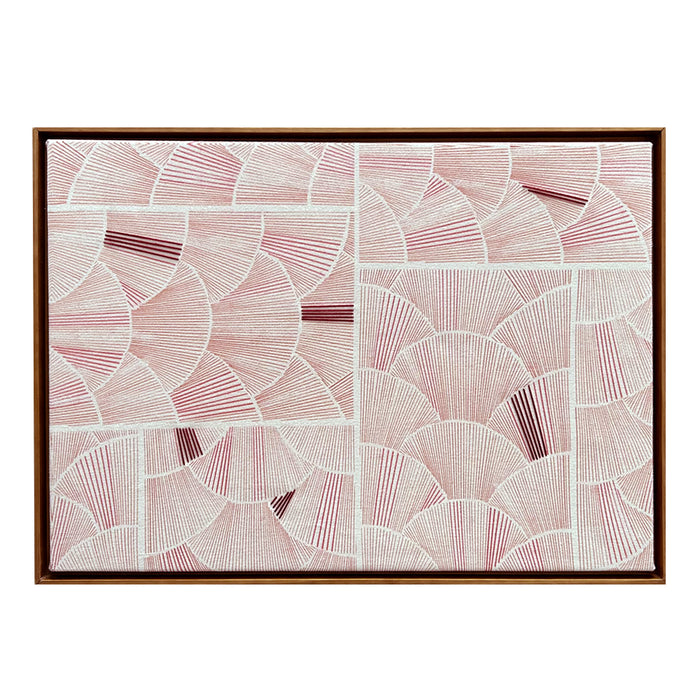 Essência Algodão — Quadro Print com Bordado 63x45cm | Casa Amarilo