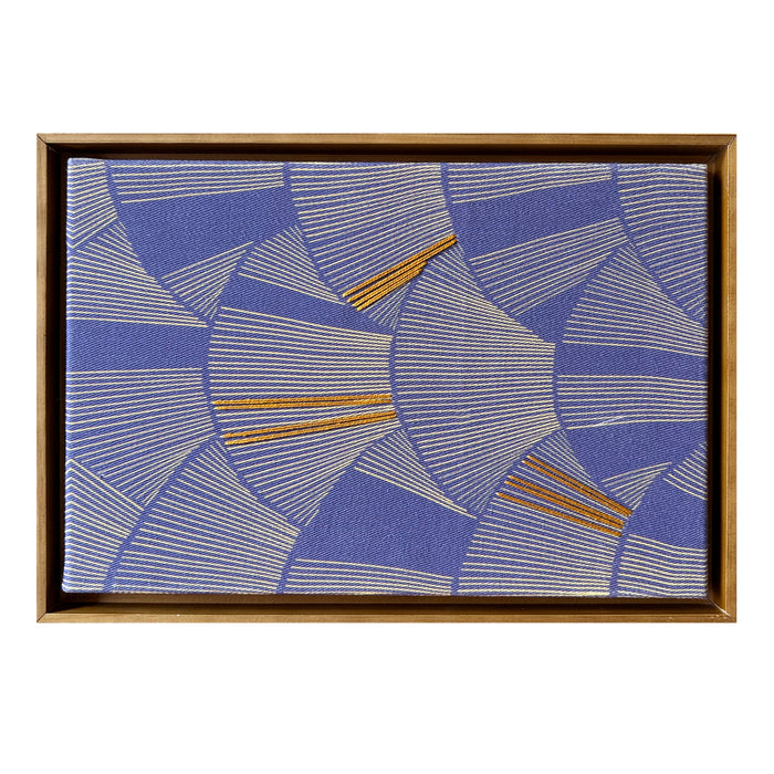 Luz Noturna — Garimpo | Quadro Print com Bordado 33x23cm | Casa Amarilo