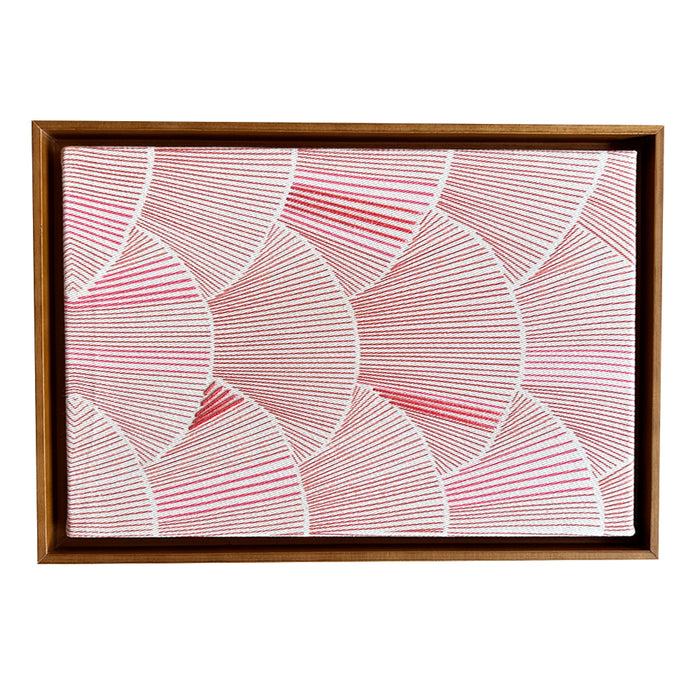 Rosa do Deserto — Garimpo | Quadro Print com Bordado 33x23cm | Casa Amarilo
