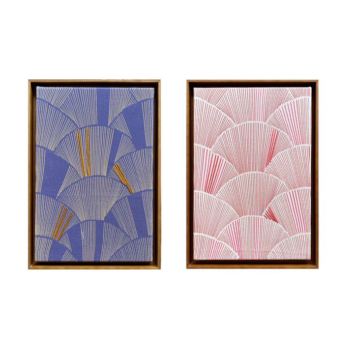 Luz Noturna — Garimpo | Quadro Print com Bordado 33x23cm | Casa Amarilo