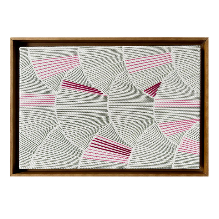 Essência Natural — Quadro Print com Bordado 33x23cm | Casa Amarilo