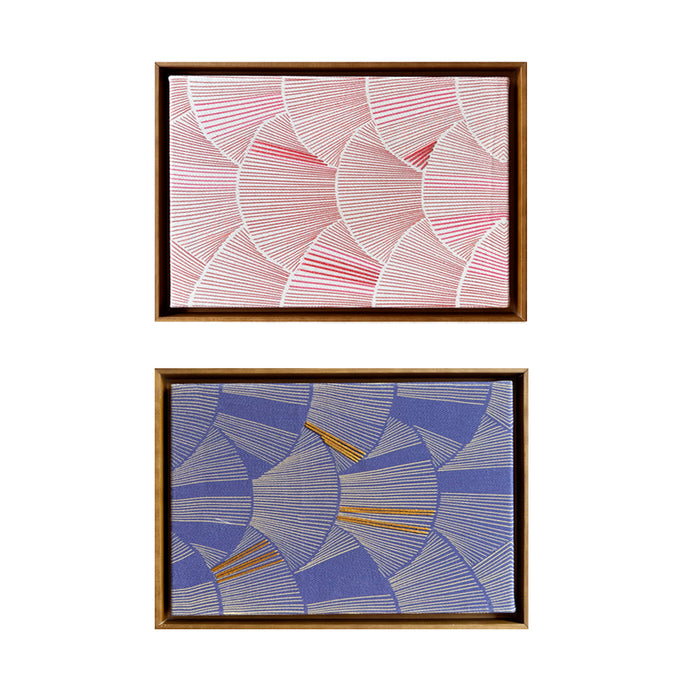 Rosa do Deserto — Garimpo | Quadro Print com Bordado 33x23cm | Casa Amarilo
