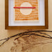 Quadro Bordado Sol - Ideal para presente criativo e decoração solar